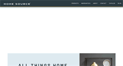 Desktop Screenshot of homesourceind.com